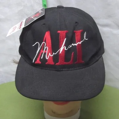 MUHAMMAD ALI Boxing Hat NWT Snapback Cap Nutmeg Mills 1990s The Greatest ABC • $125