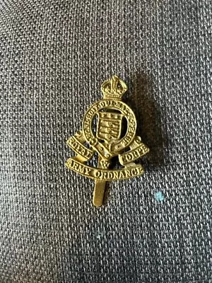 India Made R A O C Cap Badge • £12