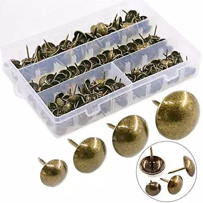 280pieces 4size Tacks Bronze Nail Pins Upholstery Nail Tacks Furniture Thumb T • $16.08