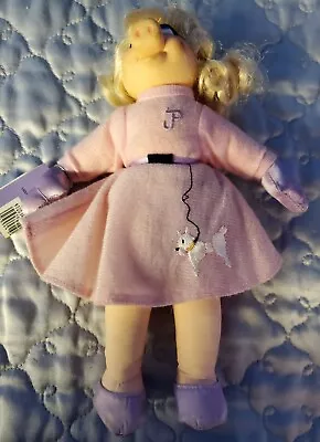 Vtg Muppets Miss Piggy Sock Hop Doll Plush Poodle  Kermit  Skirt Excellent • $14.99