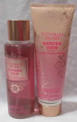 Victoria's Secret Fragrance Mist & Lotion Set Lot Of 2 GARDEN VIEW Mandarin • $37.94