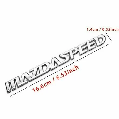 1X BRAND NEW JDM MazdaSpeed TRUNK BADGE Emblem Sticker Mazda6 626 Miata Capella  • $12.79