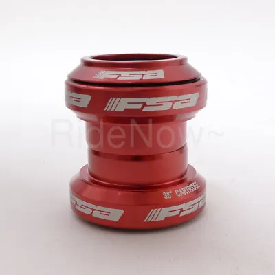 FSA Orbit MX Bike Headset With Top Cap 1-1/8  Red - 34mm Threadless • $23.44