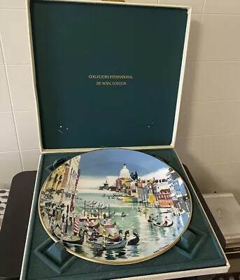 “Grand Canal” (Venice) Royal Doulton 1977 3rd Plate By Dong Kingman • $3.99