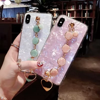 Girl's Luxury Marble Pattern Case Cover For IPhone 11 12 13 14 15 Pro Max XS 7 8 • $13.15