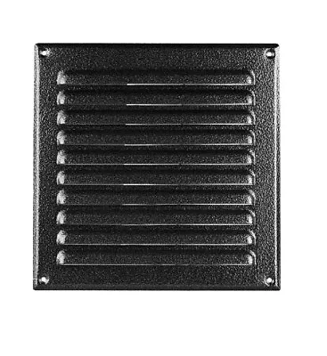 Antique Silver Metal Air Vent Grille With Fly Screen Metal Ventilation Cover • £4.99