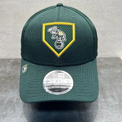 Oakland A's Hat New Era 9Forty Stomper 2021 StretchSnap Cap OSFM NWT H50 • $27.90