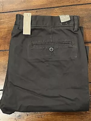 NWT J Crew Mens Urban Slim Fit Chino Pants Faded Black 34x34 • $34.99