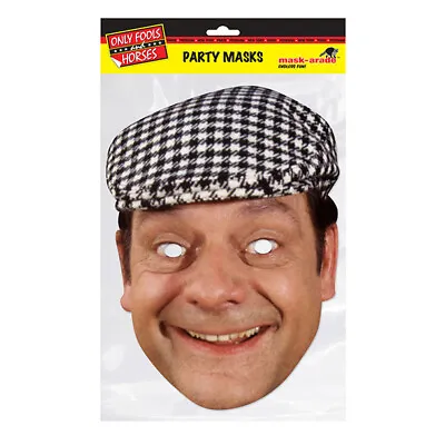 Del Boy Party Mask - Only Fools Horses Face Card A4 Fancy Dress Mens Mask-Arade • £3.49