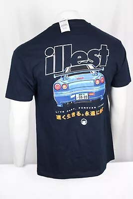 Zumiez Illest Live Fast T Shirt Men's Short Sleeve Navy Blue • $25.49