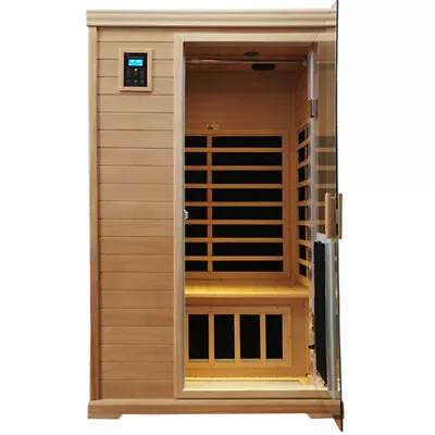 Two-person Far-infrared Hemlock Indoor Sauna Room Solid Wood LCD Display • $2769