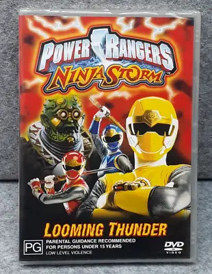 NEW: POWER RANGERS NINJA STORM LOOMING THUNDER TV Show DVD R4 PAL Free Post • $20