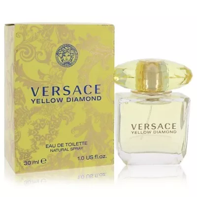 Versace Yellow Diamond Eau De Toilette Womens Parfum Fragrance 1 Oz/ 30 Ml NEW • $34.99