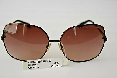 New Marc By Marc Jacobs Brown Oversized MMJ183/S Q4G02 60-14-130 Sunglasses • $49.99