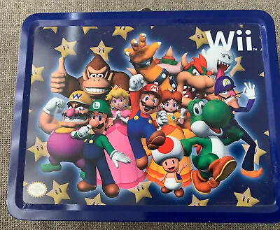 Vintage Nintendo Wii Mario Brothers Metal Lunchbox No Thermos Promo Unused Nos  • $17.99