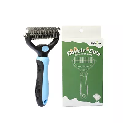 Cat Comb Brush  Professional Pet Dog Grooming Dematting Undercoat Comb Rake Tool • £11.99
