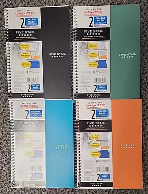 Mead Five Star Wirebound Notebook College Rule 6 X 9-1/2 100 Sheets • $12.99