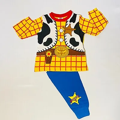 £7.99 • Buy Boys Official Disney Toy Story 4 Woody Character Novelty Costume Pyjama Set