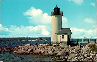 Postcard Annisquam Massachusetts Annisquam Lighthouse Ipswich Bay Cape Ann • £5.22