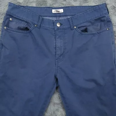 Peter Miller Pants Mens 34x32* Blue Chino Stretch Performance Golf Solid • $29.99