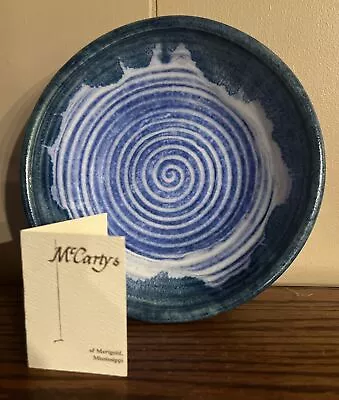 McCarty’s Pottery Blue 7.5” Bowl GENUINE- 1st Quality • $155