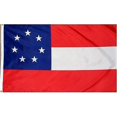 3x5 CSA Southern States Stars And Bars 7 Flag First National Flag House Banner  • $9.88