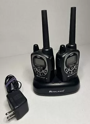 Midland GXT1000 XTRA Talk Walkie Talkies With Charger For Parts As Is • $24.99