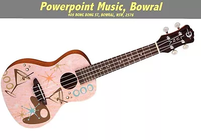 $199 • Buy Luna Pink Martini Concert Ukulele + Gig Bag