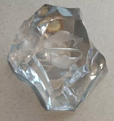 $22.99 • Buy Val St. Lambert Zodiac Pisces Fish Paperweight Belgium 4.25  X 2 
