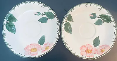 Villeroy Boch Tea Cup Saucer Small Plate Dinnerware Vintage Wild Rose Pair • $9.99