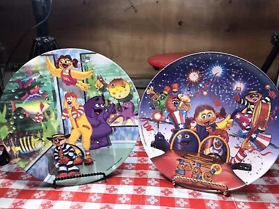 Vintage McDonald’s Collectors Plastic Plates Set Of Two  • $19