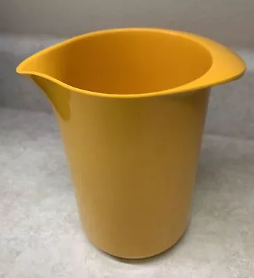 VTG Rosti Yellow Melamine Pitcher Utensil Holder MCM 6.5  Denmark 1L  • $9.99