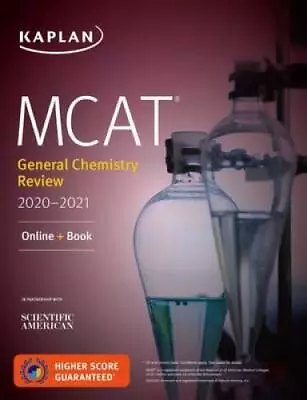 MCAT General Chemistry Review 2020-2021: Online + Book (Kaplan Test Prep) - GOOD • $4.45