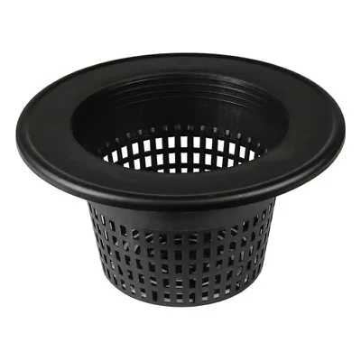 8 Inch Wide Lip Net Pots Pack Of 6 For 5 Or 3.5 Gallon Bucket - DWC Basket Lids • $49.50