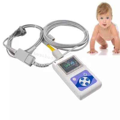 CONTEC Handheld Pulse Oximeter PR Monitor Paediatric SPO2 ProbePC SoftwareNew • £105.60