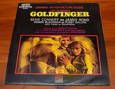 James Bond 007: Goldfinger OST Soundtrack - Vinyl / LP - Sunset 1964 • £19.99