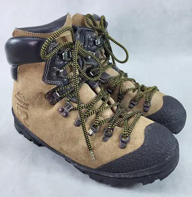Montrail Mens Mountaineering Boots Sz 11.5 Brown Mountain Hike Trekking Italy • $71.10
