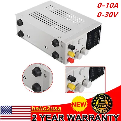 Variable DC Bench Power Supply 0-30V Power Source Stabilized Tool 10A Adjustable • $53.20
