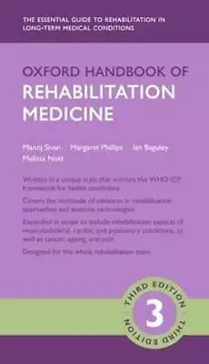 $17.16 • Buy Oxford Handbook Of Rehabilitation Medicine By Manoj Sivan: Used