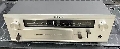 Vintage Sony STR-6060FW Solid State Stereo FM/AM Tuner / Receiver • $395