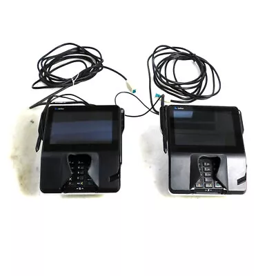 (Lot Of 2) Verifone MX 925CTLS Credit Card Payment Terminals W/Stylus' & Stands • $49.29