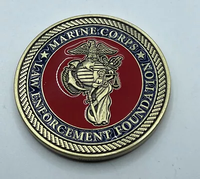 Marine Corps Law Enforcement Foundation Challenge Coin Chicago NWT Mint • $18