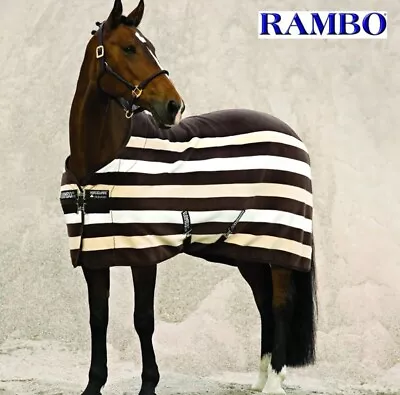 Rambo Deluxe Fleece Newmarket Rug - Whitney Brown 6’9” • £20