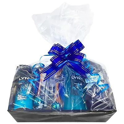 Mens Lynx Ice Chill Gift Hamper Father Bodycare Birthday Set Dad Son Gift Basket • £19.99