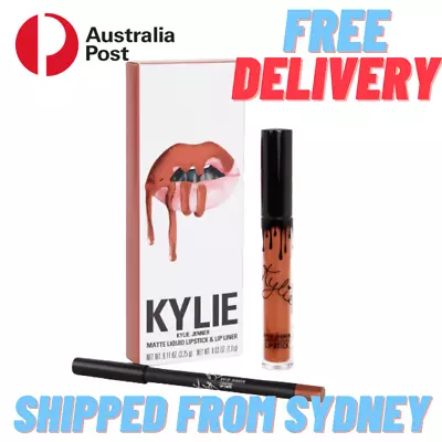 New Kylie Jenner Cosmetcs Matte Liquid Lipstick And Lipliner Shade: Pumpkin • $24.95