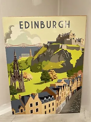 Edinburgh Print Picture Art Deco Style 16” X 12” IKEA • £12.95