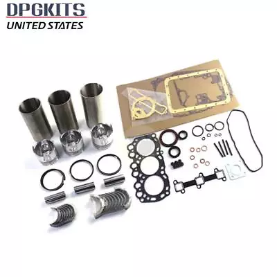 L3E-61TG Engine Overhaul Rebuild Kit For Mitsubishi Volvo EC15 Excavator 18mm • $250.66