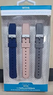 FitBit Alta & Alta HR Designer Replacement Bands Blue Pink Length  5.5 -7.25  • $8.46