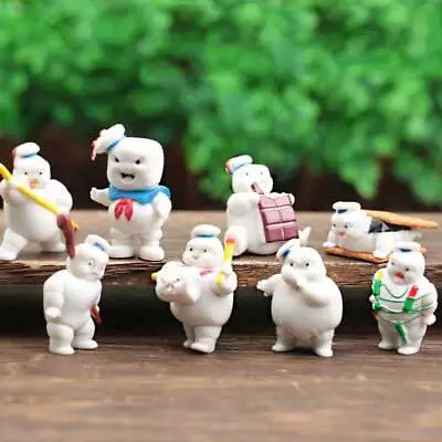 8PCS Ghostbusters Afterlife Mini Puft Sets Bobblehead Headknocker Figure Toys • $17.89