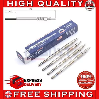 £14.75 • Buy 4X HEATER GLOW PLUGS FOR CITROEN BERLINGO PEUGEOT PARTNER 1.6 HDi 5960F9